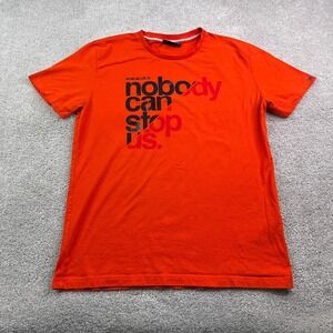 Mini Cooper Shirt Mens XL Orange Nobody Can Stop Us Promotional Graphic Tee